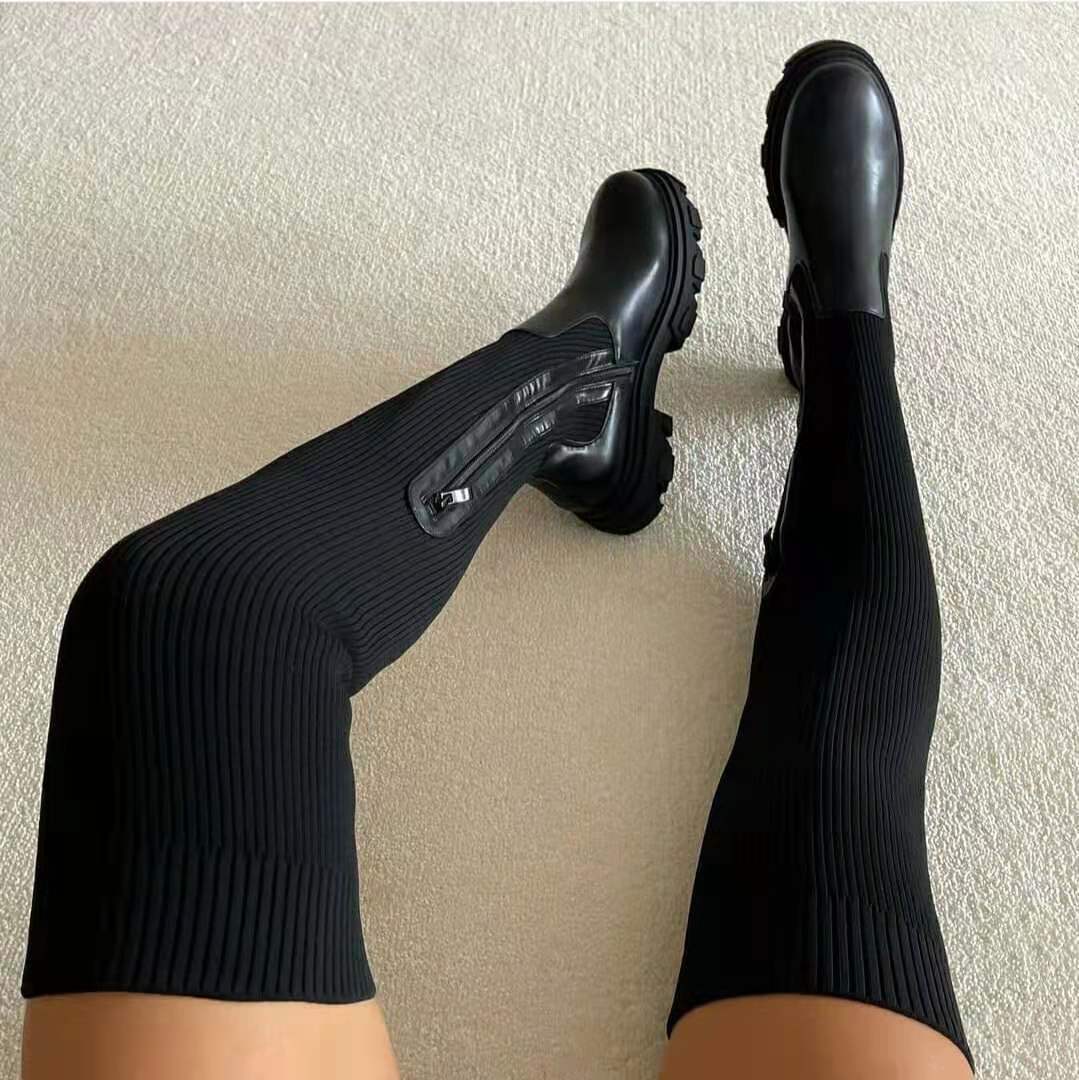 Nora | Dzianinowe buty