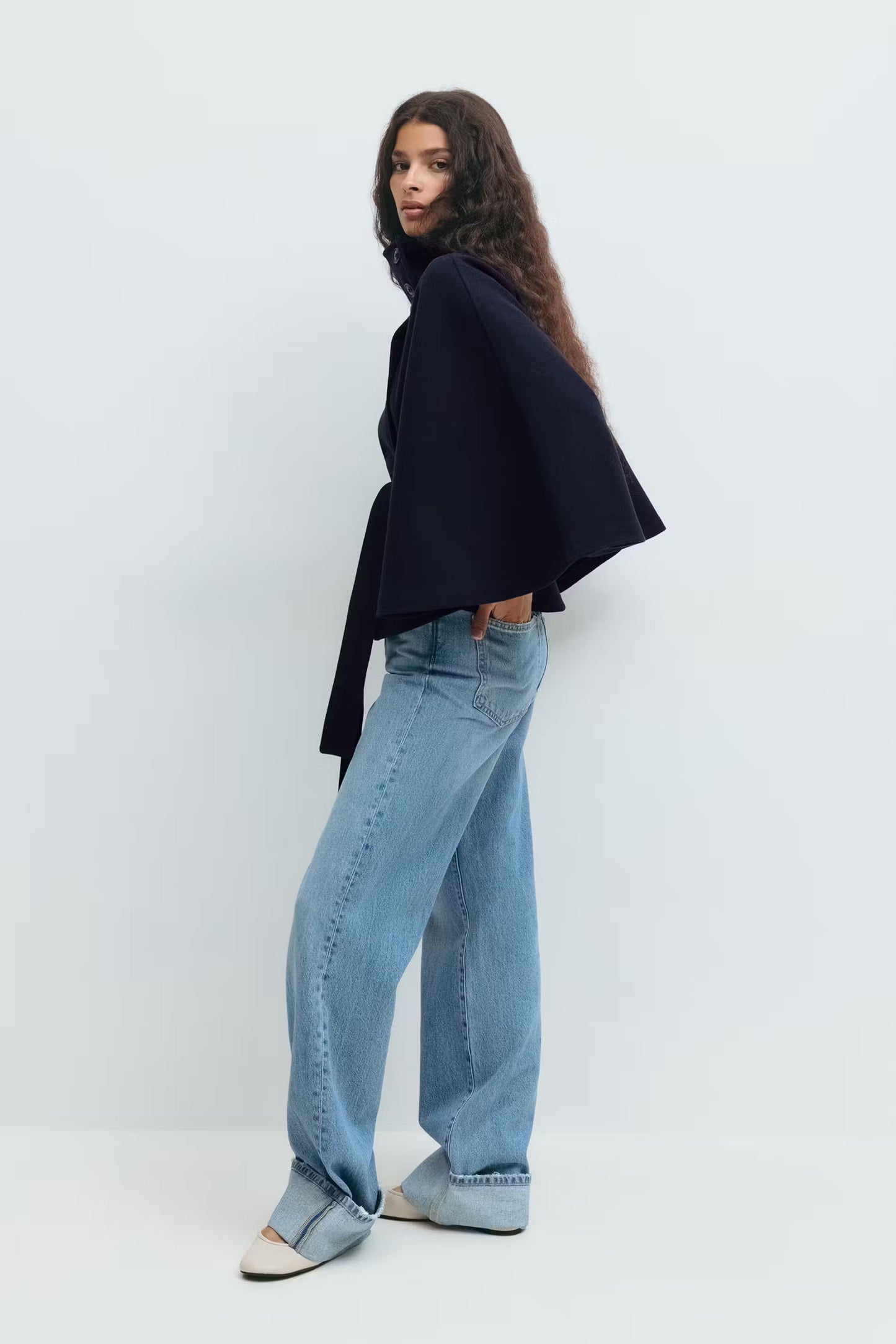 Oliwia Peleryna | Gruba warstwa z paskami