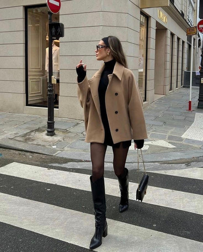 Olivia | wełniany płaszcz