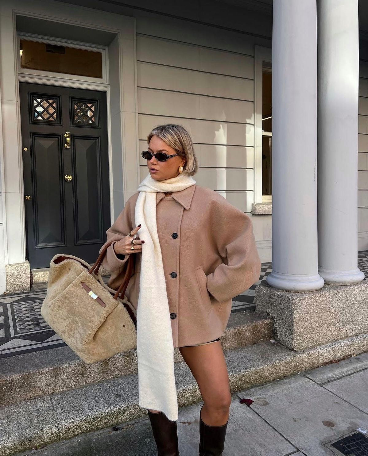 Olivia | wełniany płaszcz