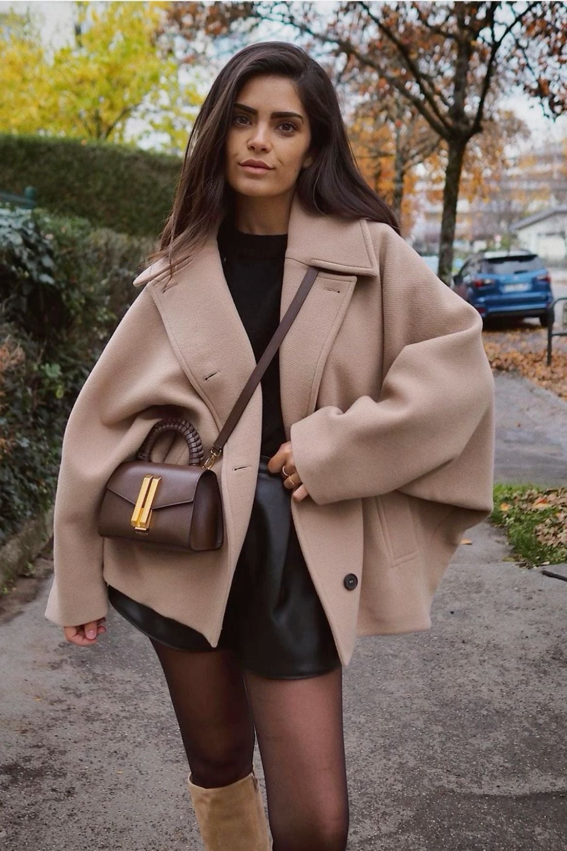 Olivia | wełniany płaszcz