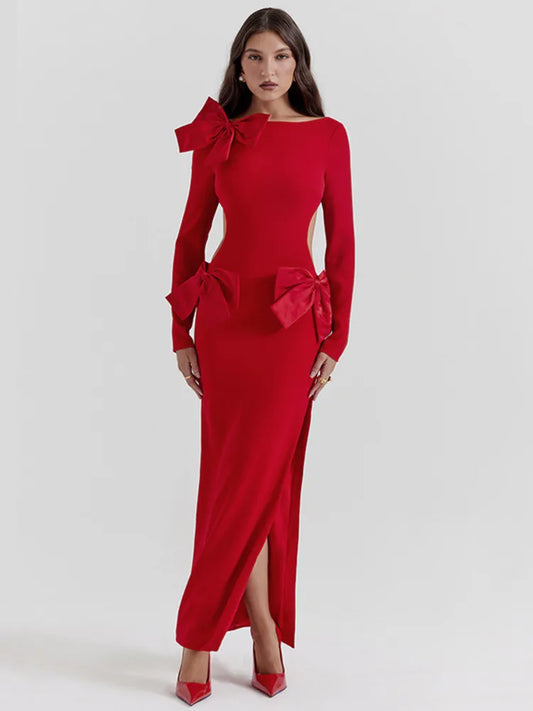 Nora | Elegancka sukienka z odkrytymi plecami 