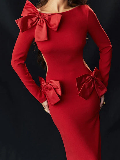 Nora | Elegancka sukienka z odkrytymi plecami 