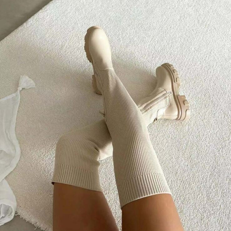 Nora | Dzianinowe buty 