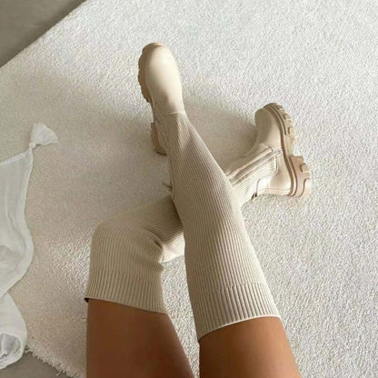 Nora | Dzianinowe buty 