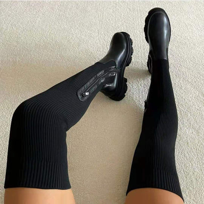 Nora | Dzianinowe buty 
