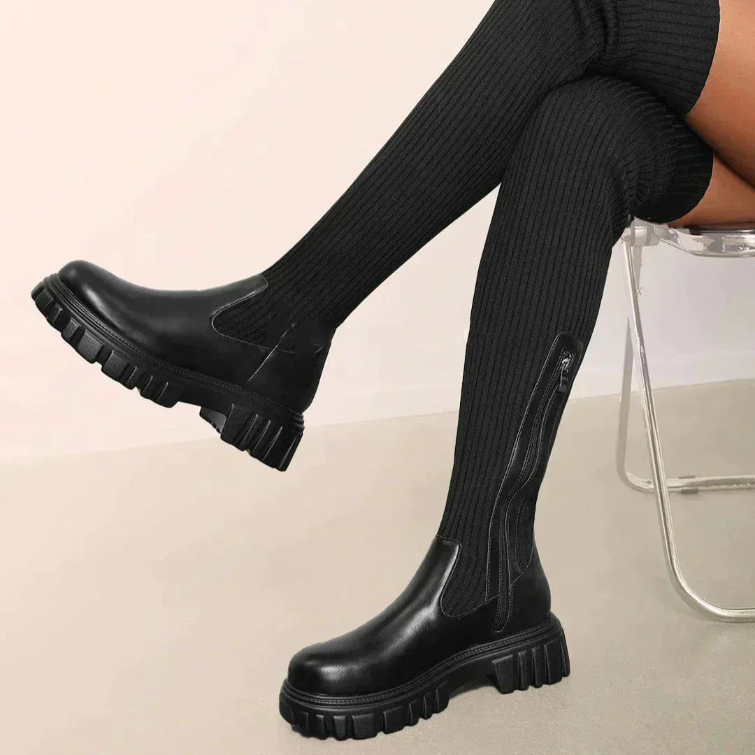 Nora | Dzianinowe buty 