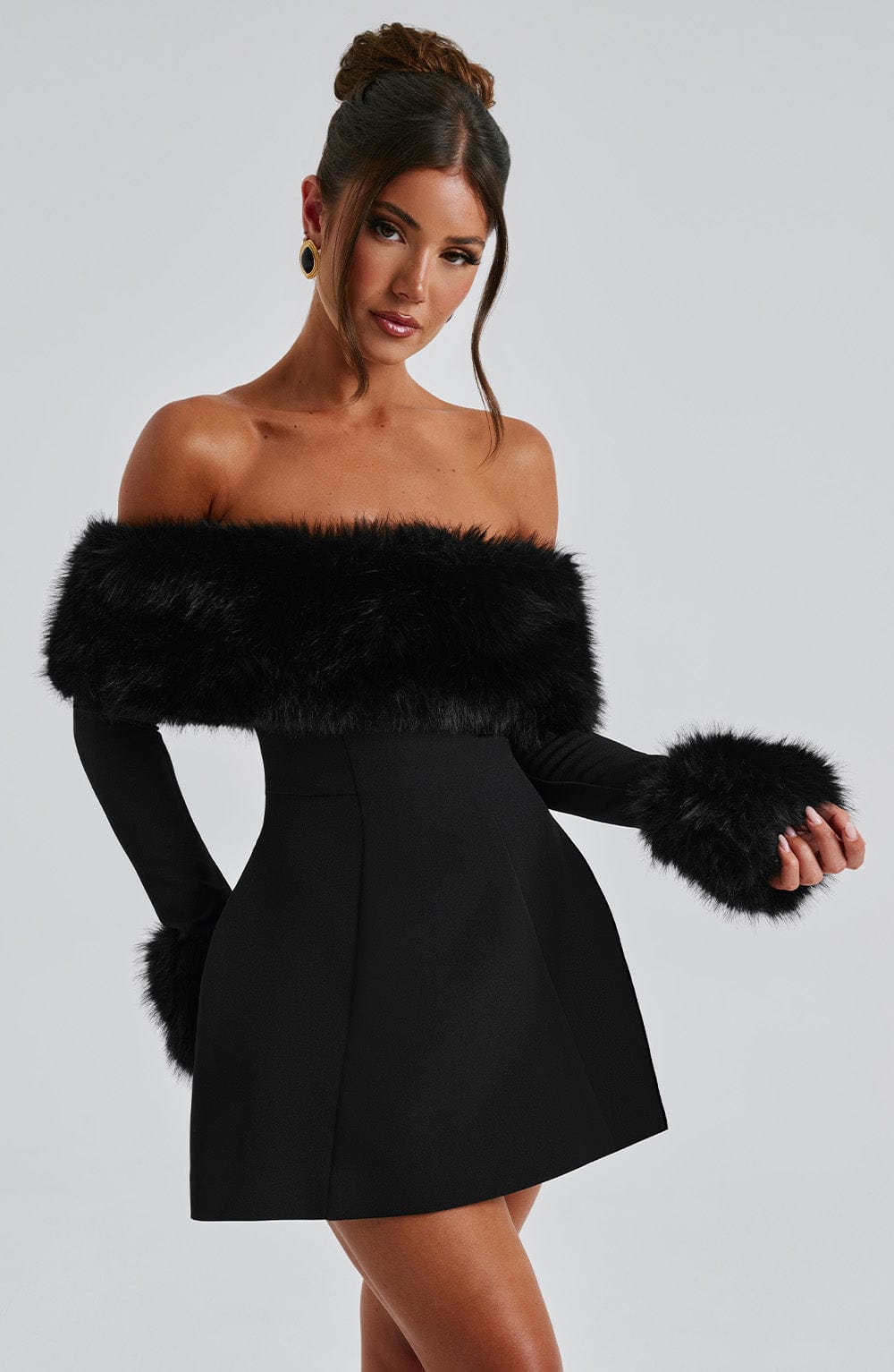 Monica | Sukienka mini Bonte